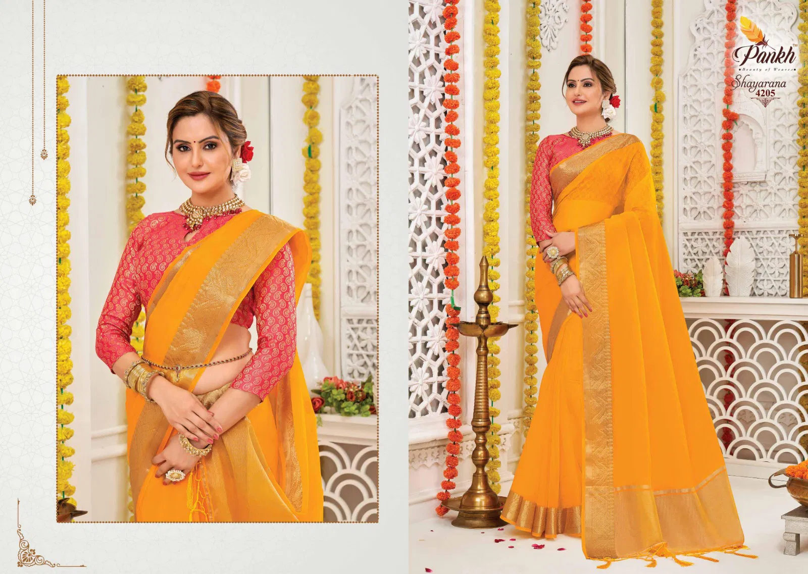 Pankh Shayarana Vol 1 Festive Wear Wholesale Designer Saree Catalog